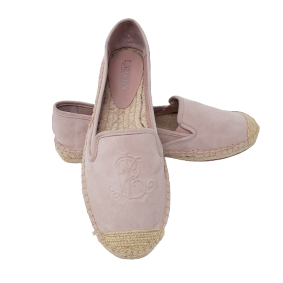 Lauren Ralph Lauren Shoes | Lauren by Alph Lauren Destini Suede Espadrille | Color: Pink | Size: 7.5 | Bossbandit's Closet